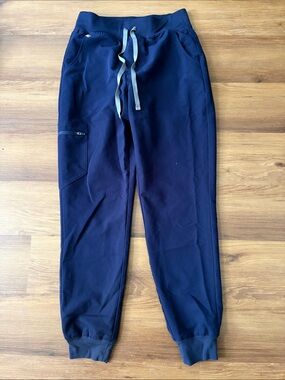 Figs Zamora Jogger Scrub Pant Navy Blue Small